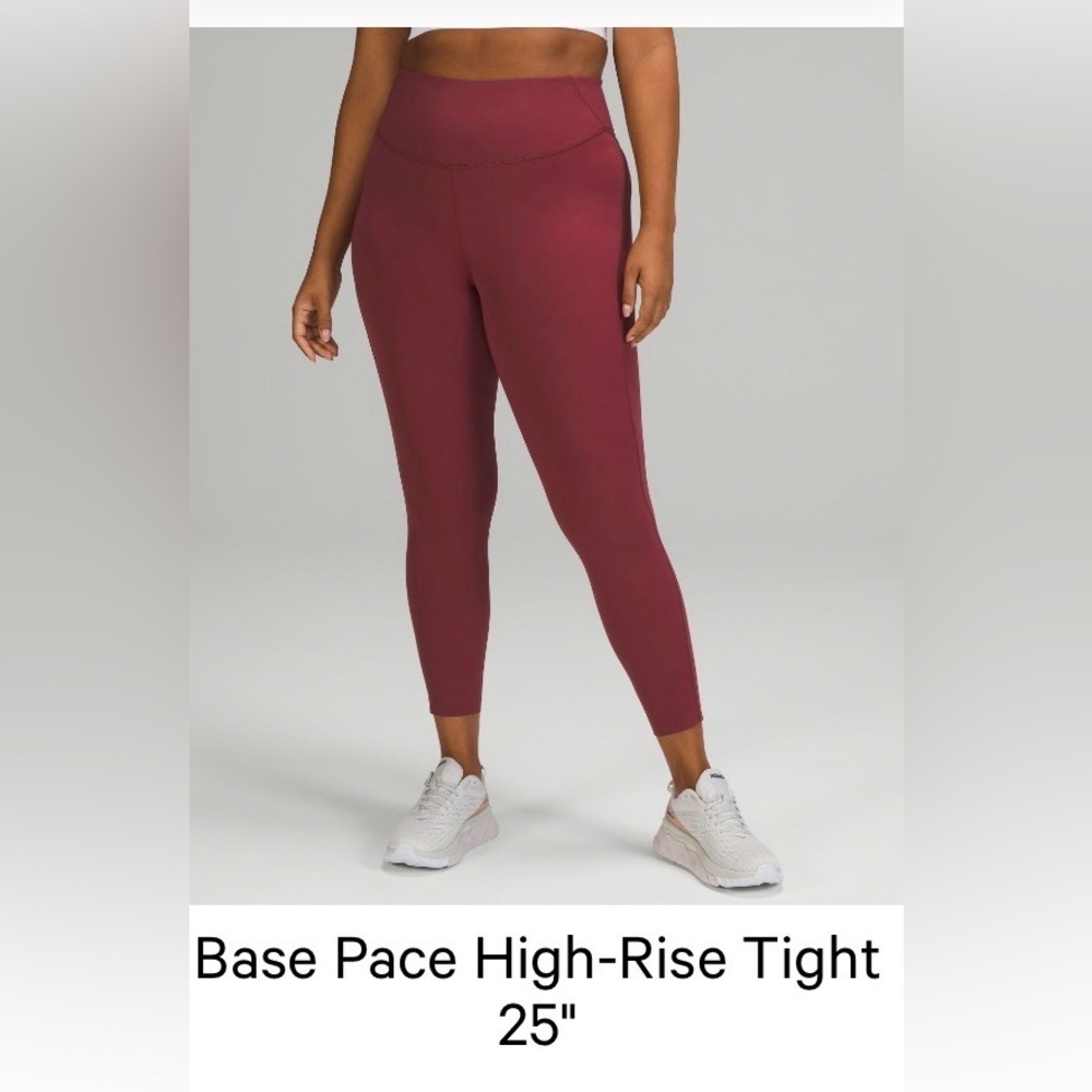 NWOT Lululemon Base Pace High-Rise Tights 25”Women's  Leggings
